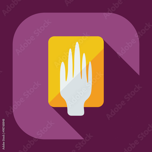 Flat modern design with shadow icons law