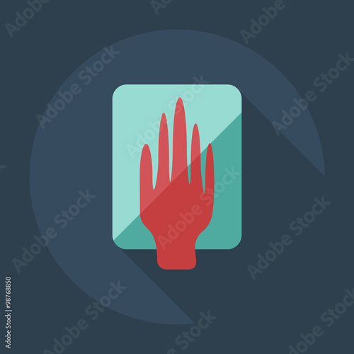 Flat modern design with shadow icons law