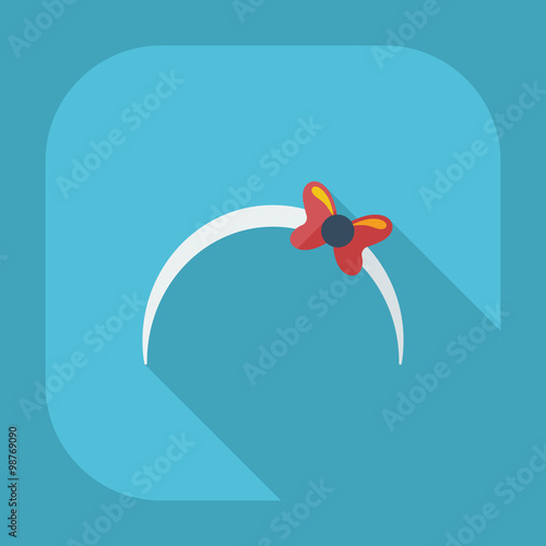 Flat modern design with shadow icons bijouterie