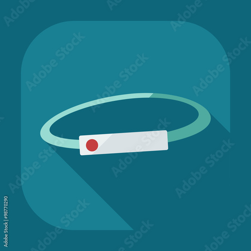 Flat modern design with shadow icon hoop