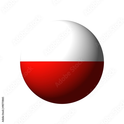 Free Download Sphere with flag of Poland - GFXLoad