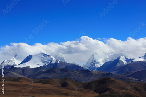 Lapche or Labuche Kang massif-Tibet. 1959 © rweisswald