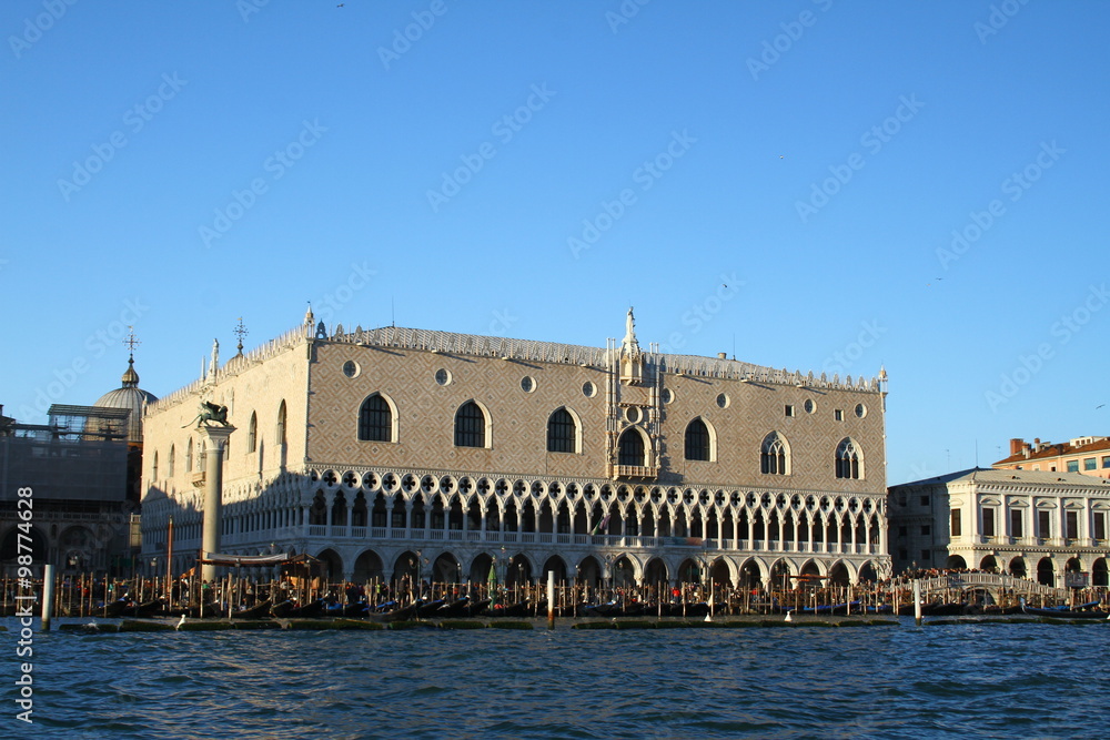 Doge's Palace (Palazzo Ducale) St. Mark's Square. Venice, Italy