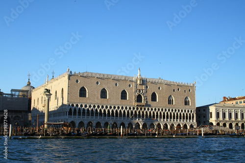 Doge's Palace (Palazzo Ducale) St. Mark's Square. Venice, Italy