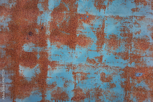 Fotografie Rusty Blue Background
