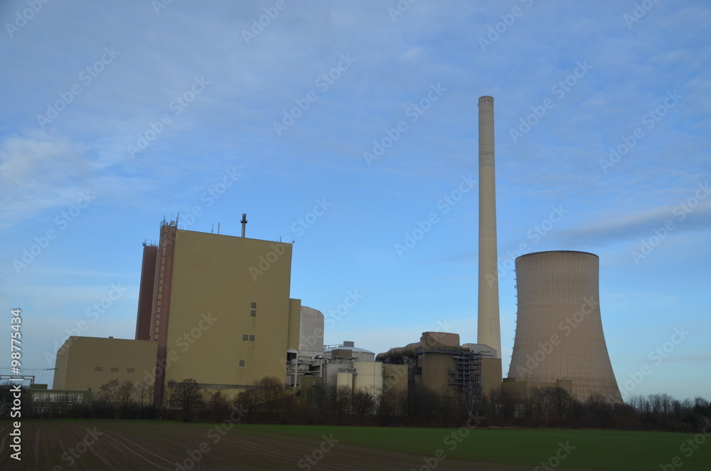 Kohlekraftwerk bei Petershagen / Lahde
