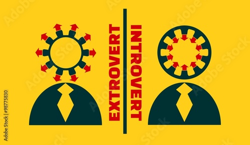 extrovert vs introvert metaphor