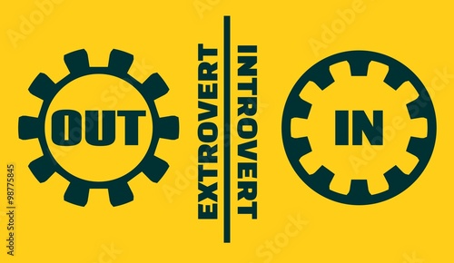 extrovert vs introvert metaphor