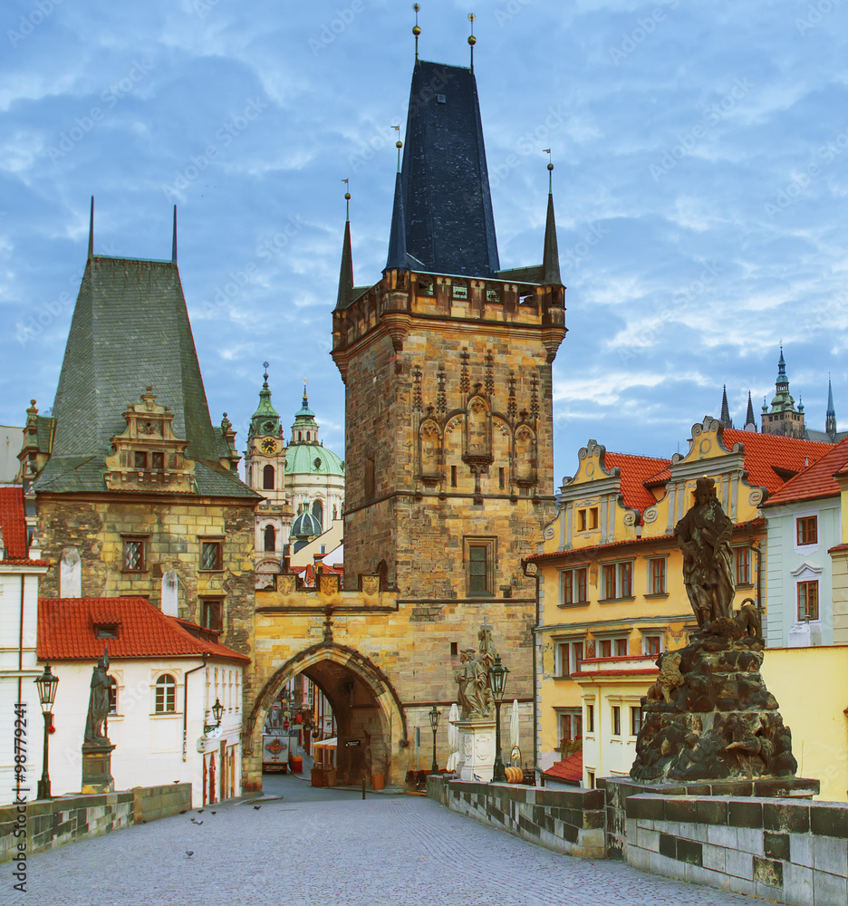 Obraz premium Most Karola w Pradze