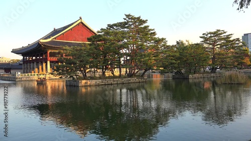 Gyeonghoeru (Royal Banquet Hall) of Gyeongbok Palace. Seoul, South Korea photo