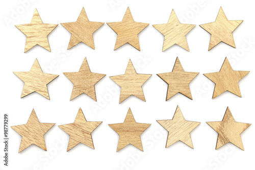 Wooden stars