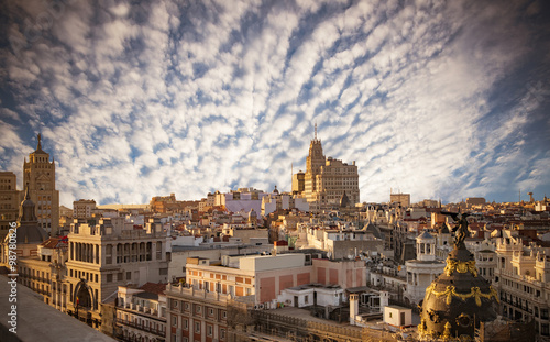 Madrid skyline