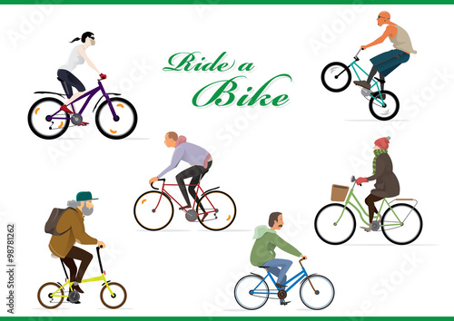Ride a bike. Go green