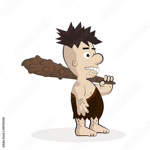 Caveman Cartoon Character