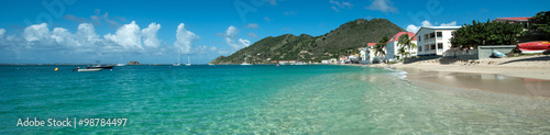 Grand Case beach, Saint Martin, French West Indies