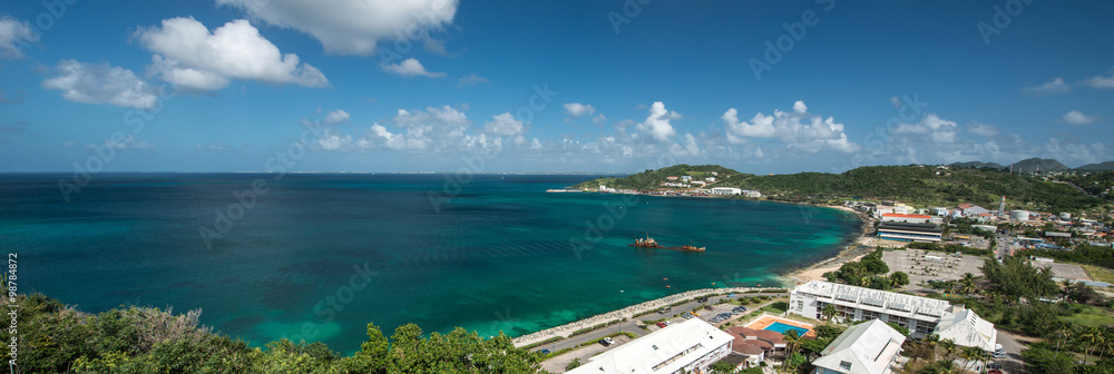 Obraz premium Baie de la Potence, Saint Martin, French West Indies