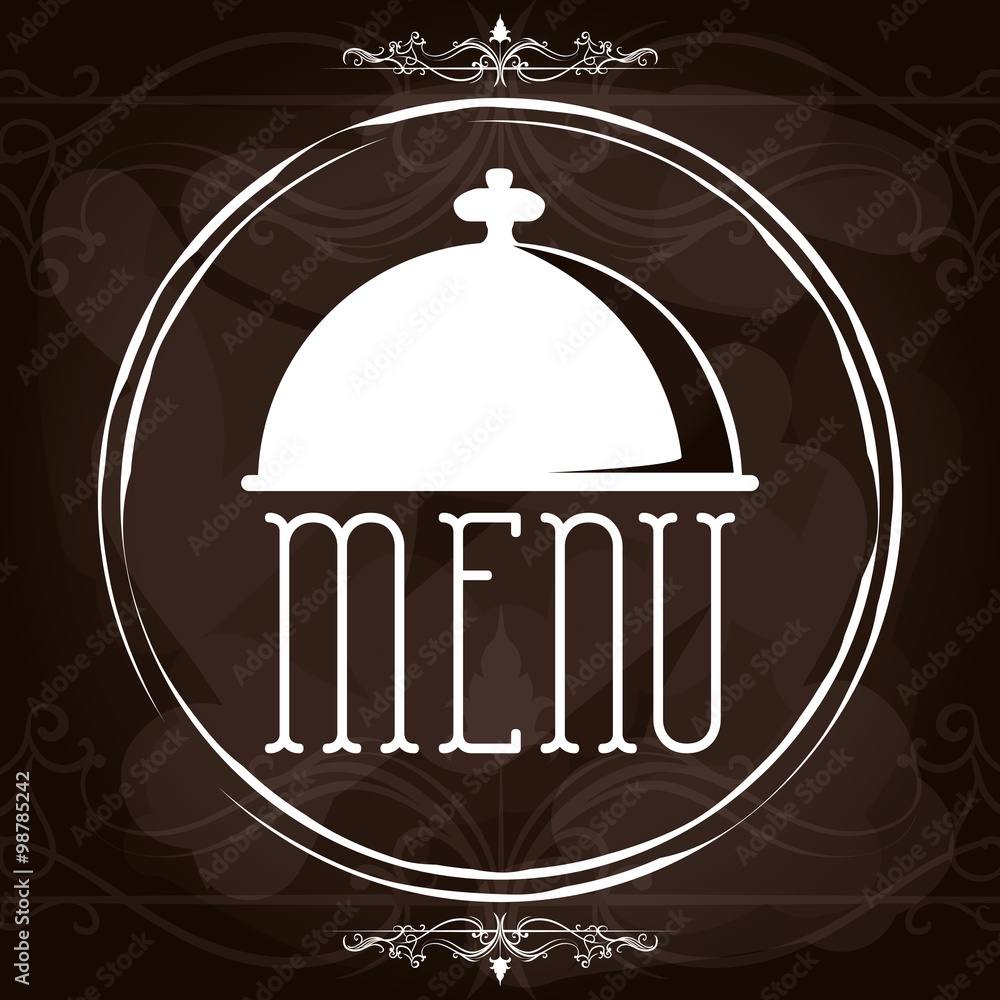 Menu and restaurant icons design Menu and restaurant icons design