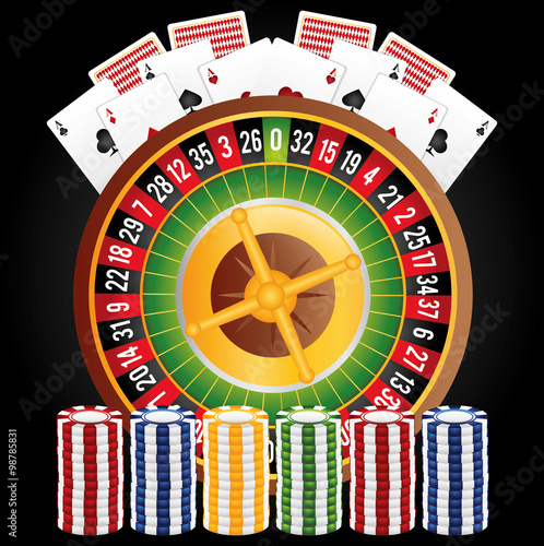 Casino icons design 