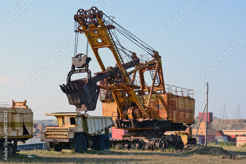 Old mining machinery diamond career "Mir" © Great Siberia Studio