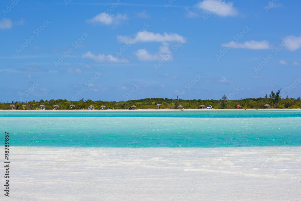 Tropical beach in Cayo Largo island