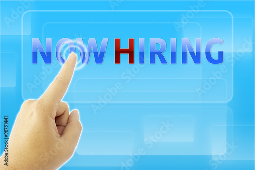 touching Now hiring sign on...