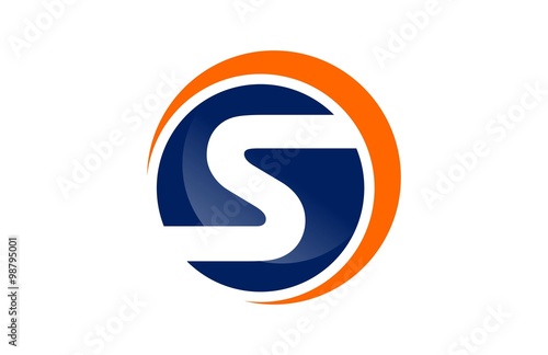 Free Download letter S circle logo - GFXLoad