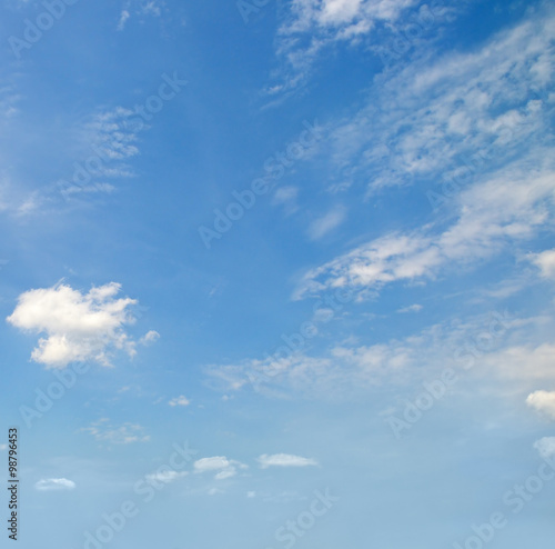 light clouds in the blue sky © alinamd