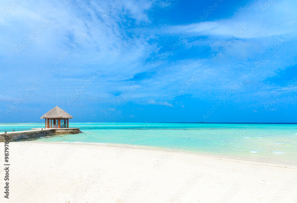 tropical beach in Maldives