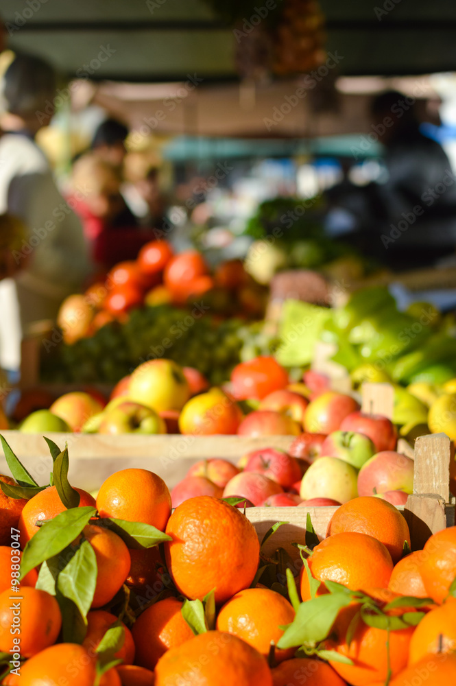 Closeup picture of fresh oranges fruits and vegitables at market Closeup picture of fresh oranges fruits and vegitables at market