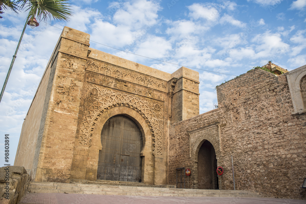 Bab el Kebir gate of Kasbah of the Udayas.