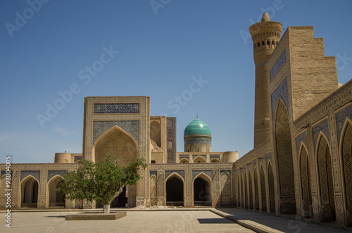  The courtyard of the mosque Kalon, Buxoro