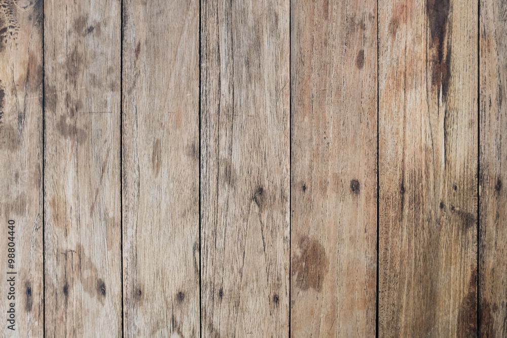 Naklejka premium Table made of wooden planks