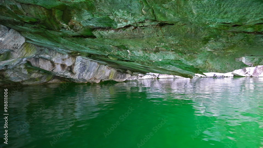 Cave in marble quarry in Ruskeala, Karelia, Russia
Cave in marble quarry in Ruskeala, Karelia, Russia