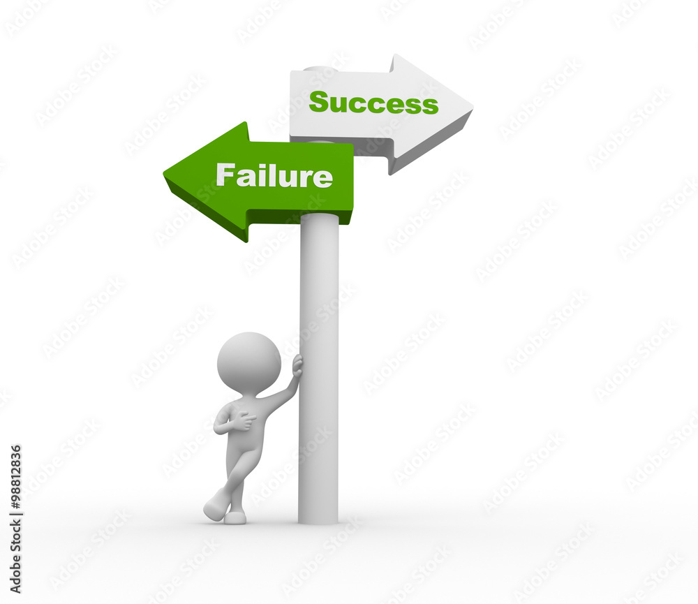 Success or failure. Success or failure.