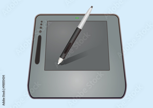 Graphic tablet - Illustration