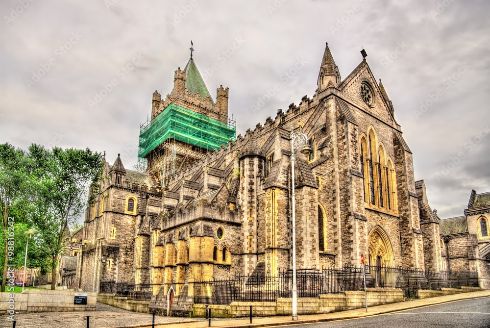 Fototapeta premium Christ Church Cathedral in Dublin - Ireland