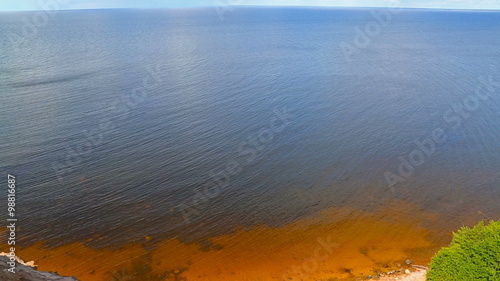 Onega lake in Karelia, view from andom mountain
 photo