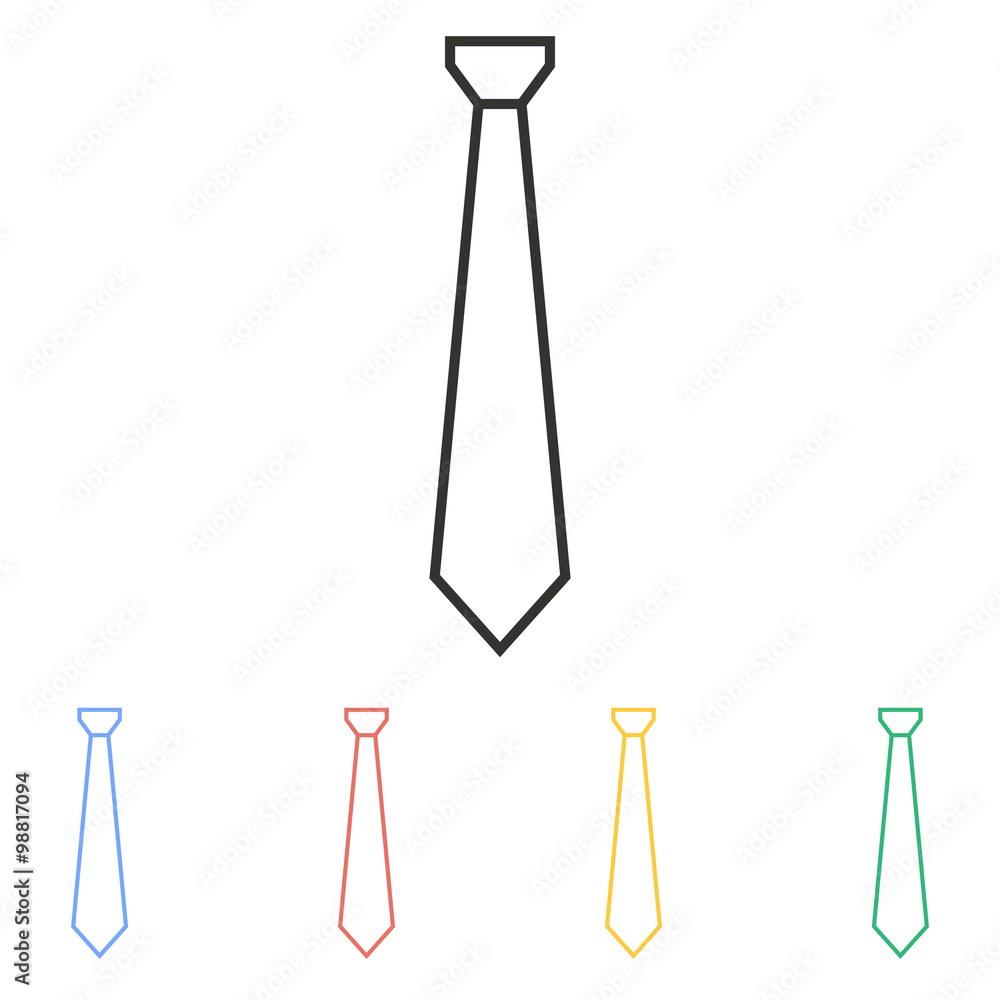 Necktie - vector icon. Necktie - vector icon.