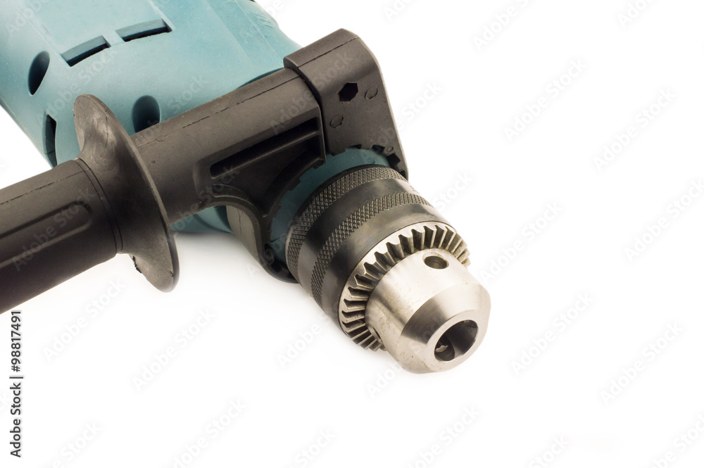 Electric drill with a chuck Electric drill with a chuck