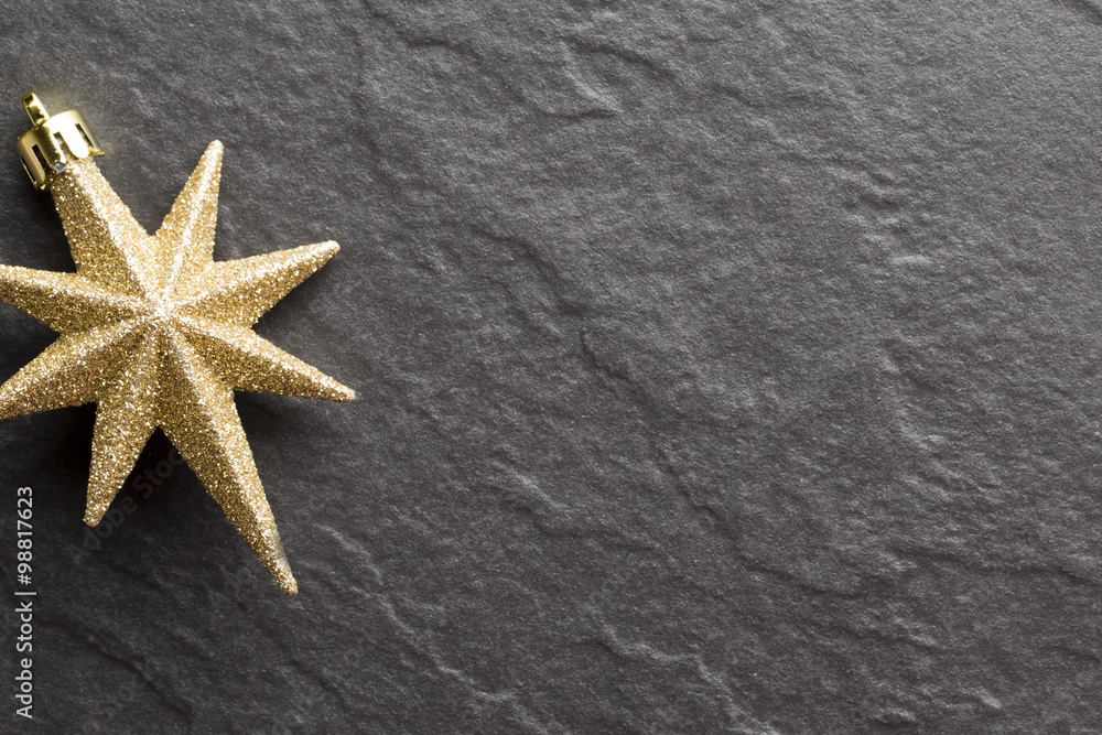 Christmas decoration on the black background. Christmas decoration on the black background.