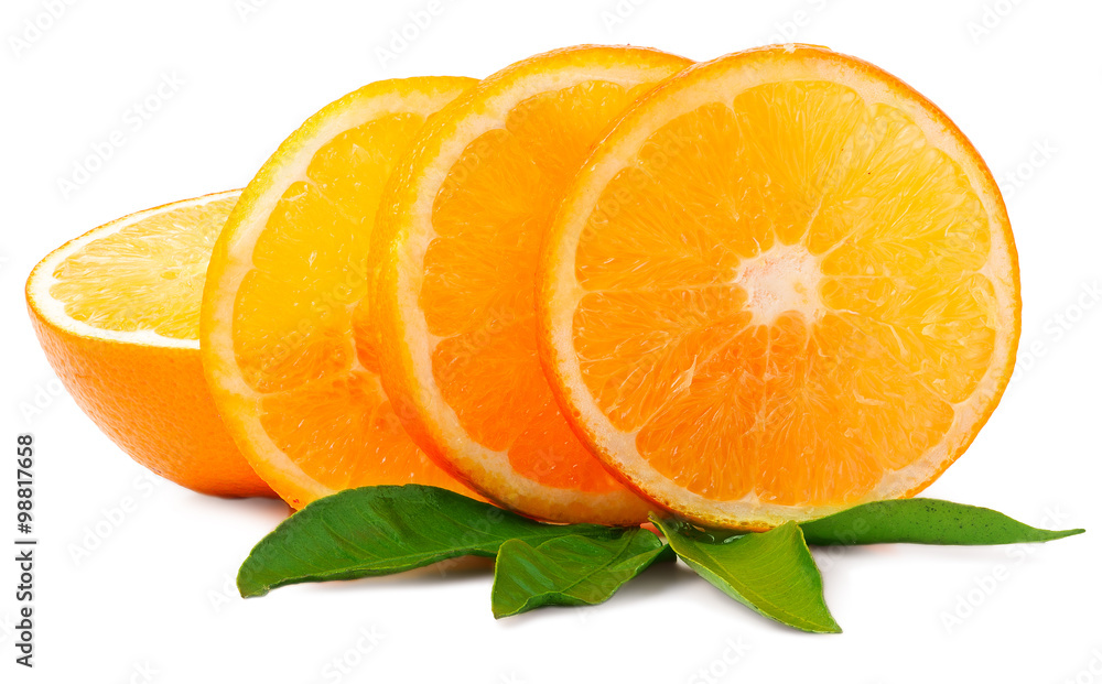 orange fruit slice isolated orange fruit slice isolated