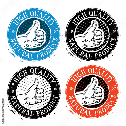 high quality vector logo design template. natural product or i like icon