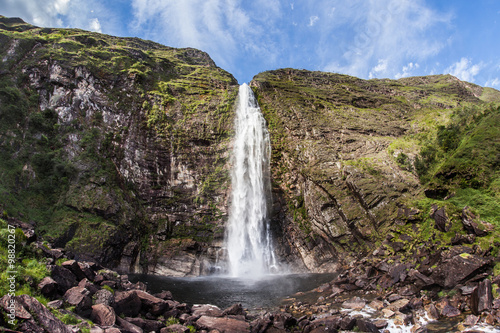 Casca D anta waterfalls - Serra da Canastra National Park - Mina