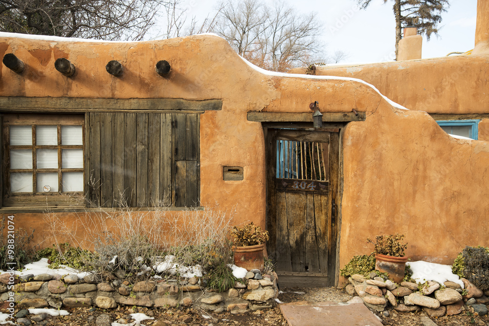 Obraz premium Wejście w Santa Fe