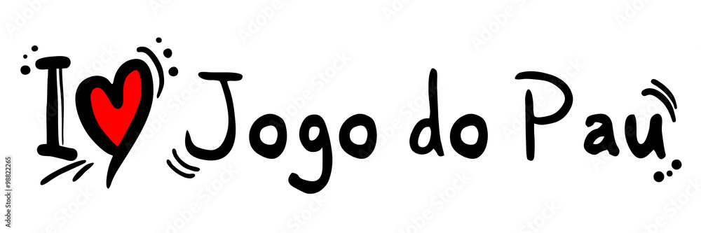 Fototapeta premium Jogo do Pau love