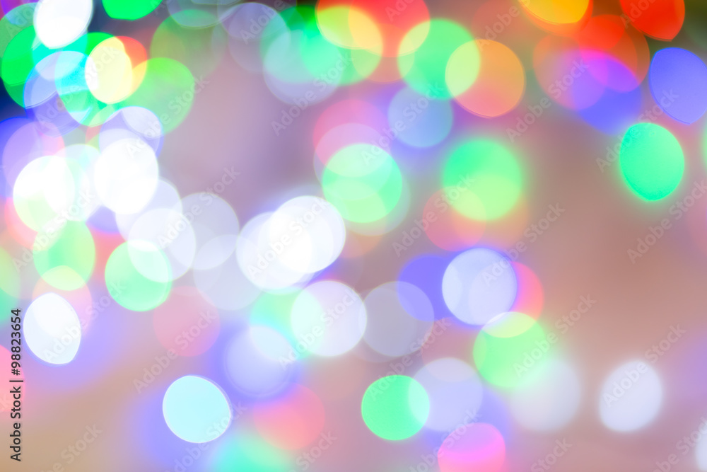 Colorful lights abstract background