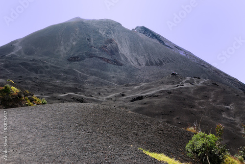 Lara flow on Pacaya Volcano of Guatemala