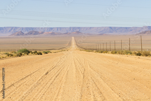 The D707  scenic road  through the Tiras mountains  Namibia