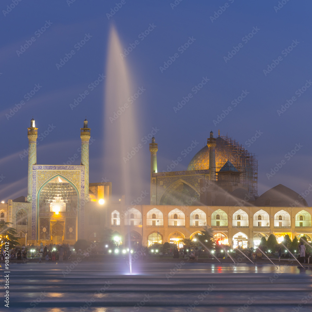 Imam Mosque at Naghsh-e Jahan Square in Isfahan, Iran