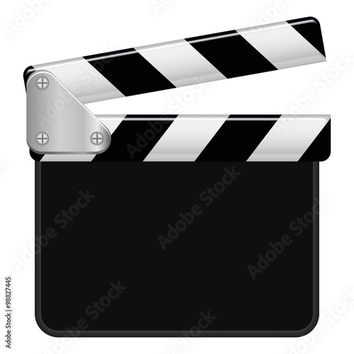 Illustration Vector Graphic Clapperboard with copyspace